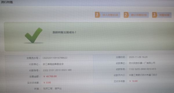 乐器才买打款明细