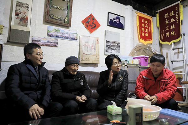 台州北三县抗战老兵关爱项目捐赠仪式7